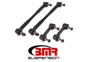 Pontiac G8 Sway Bar End Links - Front + Rear - BMR Suspension - Adjustable - Black - `08-`09